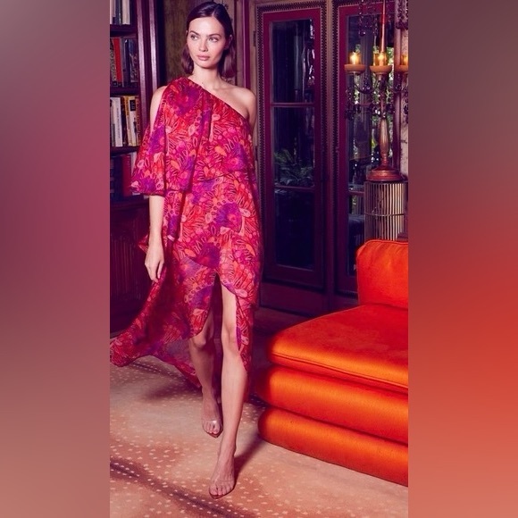 NWT MISA Los Angeles tunic one shoulder dress - Picture 4 of 9